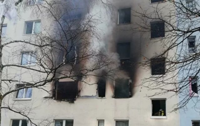 В Германии взорвался многоэтажный дом