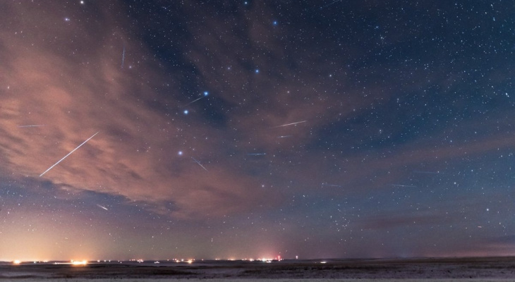 В ночь с 3 на 4 января кировчане смогут наблюдать пик звездопада Квадрантиды