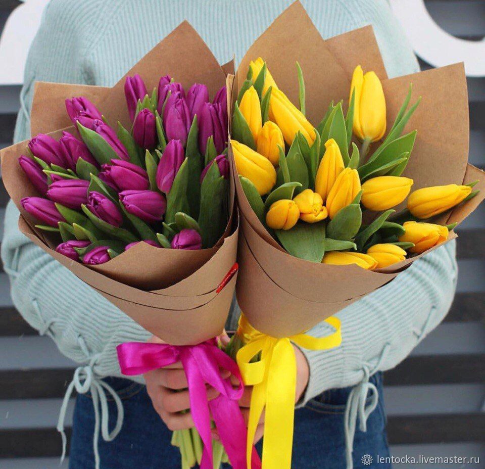 Тюльпаны от Русского букета - символ любви, уважения, восхищения